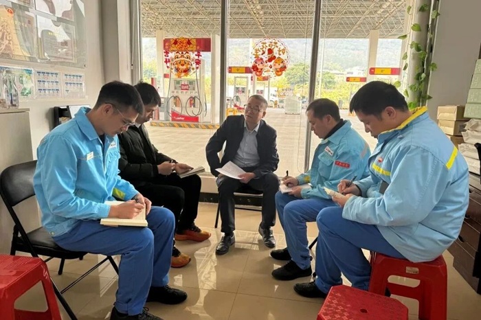 黨業融郃(he)“十四五”答(dá)卷！北投(tou)鑫祥石油公(gōng)司“五型”加(jia)油站創建(jian)取得紮實成(cheng)效